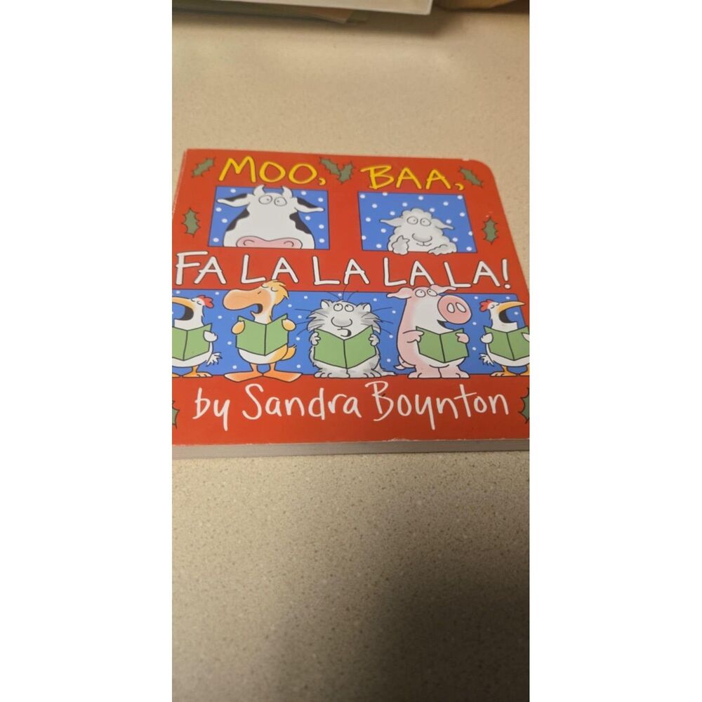 Moo.Baa, Fa la la la La! By Sandra Boynton 2022 Children Board Book